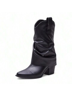 Foto 3 | Foto 3 | Botas Vaqueras Dama Golden Shoes 1926 Color Negro