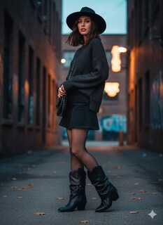 Foto 4 | Foto 4 | Botas Vaqueras Dama Golden Shoes 1926 Color Negro