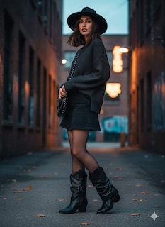 Foto 4 | Foto 4 | Botas Vaqueras Dama Golden Shoes 1926 Color Negro