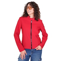 Chamarra Corta Para Mujer Con Bolsas Al Costado Greenlander Rojo