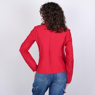 Foto 7 | Foto 7 | Chamarra Corta Para Mujer Con Bolsas Al Costado Greenlander Rojo