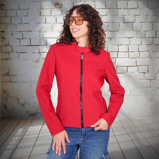 Foto 3 | Foto 3 | Chamarra Corta Para Mujer Con Bolsas Al Costado Greenlander Rojo