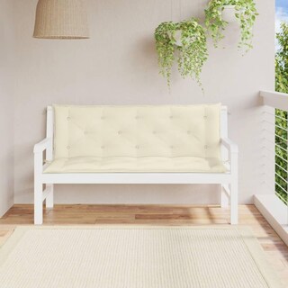 Foto 2 | Foto 2 | Cojín Para Silla Colgante Casafoyer Blanco Crema 150x50x7 Cm - Venta Internacional.
