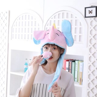 Foto 3 | Foto 3 | Gorro De Cosplay Con Forma De Elefante Con Orejas En Movimiento - Venta Internacional.