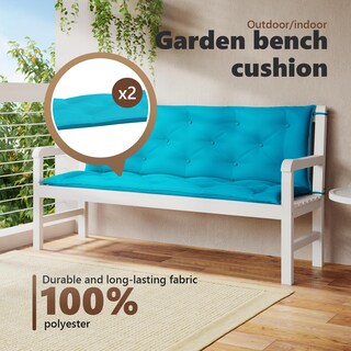 Foto 4 | Foto 4 | Cojines Para Banco De Jardín Casafoyer Turquesa 150x50x7 Cm 2 Piezas - Venta Internacional.