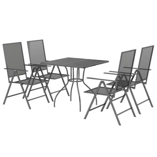 Foto 1 | Foto 1 | Conjunto De Comedor Para Patio Casafoyer De Acero Antracita 5 Piezas - Venta Internacional.
