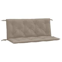 Cojines Para Banco De Jardín Vidaxl Taupe Impermeables De Tela Oxford 2 Piezas - Venta Internacional.