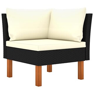 Foto 4 | Foto 4 | Conjunto Lounge De Jardín Casafoyer En Poliratán Negro Con Cojines - Venta Internacional.