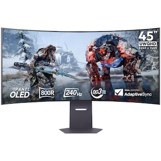 Foto 1 | Foto 1 | Monitor Gamer Curvo 45'' Lg Ultragear 45gx90sa-b 0.03ms 240hz Ultra Wide Qhd Oled Usb-c Displayport 1.4 Altavoces Adaptive Sync