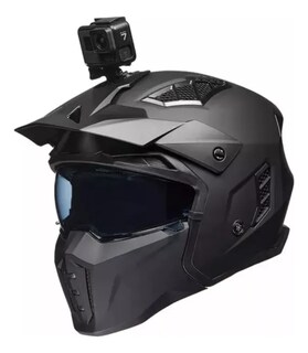 Foto 4 | Foto 4 | Casco Moto 3/4 Integral ILM Z302 Espacio para Soporte Cámara Rider One