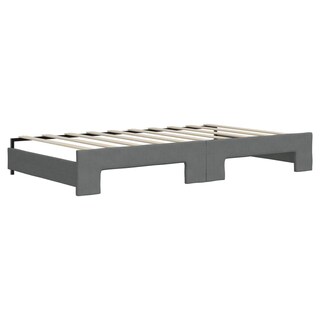 Foto 7 | Foto 7 | Cama De Día Vitaxl Tapizada Con Almacenamiento Y Extensión En Gris Oscuro - Venta Internacional.