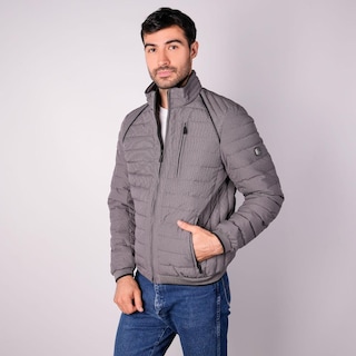 Foto 5 | Foto 5 | Chamarra Capitonada Para Hombre Con Bolsa En Pecho Greenlander Gris