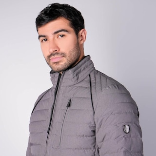 Foto 6 | Foto 6 | Chamarra Capitonada Para Hombre Con Bolsa En Pecho Greenlander Gris