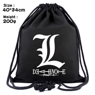 Foto 2 | Foto 2 | Bolsa Con Cordón Deaths Notes Anime String Bolsa De Gimnasio Para Natación - Venta Internacional.