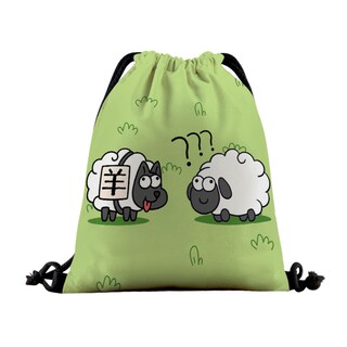 Foto 1 | Foto 1 | Bolsa Con Cordón Para Ovejas Anime Natación Gimnasio Escuela 39 X 32 Cm - Venta Internacional.