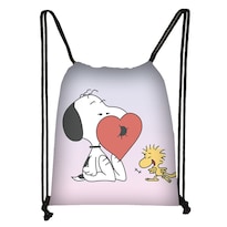 Bolsa Con Cordón Snoopys Anime String Para Nadar Y Gimnasio Para La Escuela - Venta Internacional.