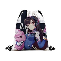 Bolsa Con Cordón Overwatch Anime String Para Natación Y Gimnasio 39 X 32 Cm - Venta Internacional.