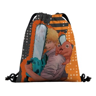 Foto 1 | Foto 1 | Bolsa Con Cordón Para Hombre Motosierras Anime Natación Gimnasio 39 X 32 Cm - Venta Internacional.