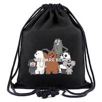 Bolsa Con Cordón We Bare Bears Anime String Bolsa De Gimnasio Para Natación - Venta Internacional.
