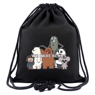 Foto 1 | Foto 1 | Bolsa Con Cordón We Bare Bears Anime String Bolsa De Gimnasio Para Natación - Venta Internacional.