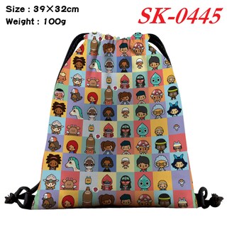 Foto 2 | Foto 2 | Bolsa Con Cordón Tocas Lifes Worlds Anime String Swim Gym - Venta Internacional.