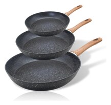 Juego de 3 Piezas Sartenes Negro