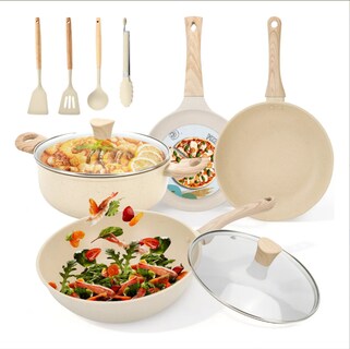 Foto 1 | Foto 1 | Batería de Cocina con Antiadherente 10 Piezas