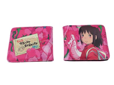 Foto 2 | Foto 2 | Monedero Oginos Chihiros Anime Monedero De Piel Con Doble Pliegue - Venta Internacional.