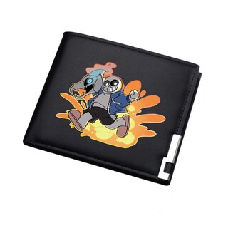 Foto 1 | Foto 1 | Monedero De Piel Plegable Undertale Sans Anime - Venta Internacional.