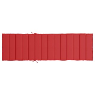 Foto 3 | Foto 3 | Cojín Para Tumbona De Jardín Casafoyer Rojo 200x50x4 Cm Poliéster - Venta Internacional.