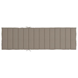Foto 3 | Foto 3 | Cojín Para Tumbona Casafoyer Taupe 200x50x4 Cm Poliéster - Venta Internacional.