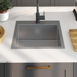Foto 4 | Foto 4 | Fregadero De Cocina Vidaxl De Acero Inoxidable Hecho A Mano Con Acabado Satinado - Venta Internacional.