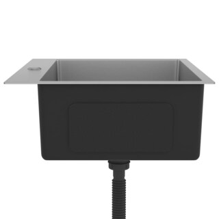 Foto 7 | Foto 7 | Fregadero De Cocina Vidaxl De Acero Inoxidable Hecho A Mano Con Acabado Satinado - Venta Internacional.