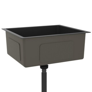 Foto 4 | Foto 4 | Fregadero De Cocina Undermount Vidaxl De Acero Inoxidable Negro 51.1x43.9x20.1 Cm - Venta Internacional.