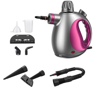 Foto 1 | Foto 1 | Limpiadora De Vapor Máquina Portátil Morada Gris Belug