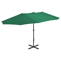 Parasol De Exterior Casafoyer Con Poste De Aluminio 460x270 Cm Verde - Venta Internacional.