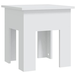 Foto 1 | Foto 1 | Mesa De Centro Vidaxl De Madera Ingeniería Blanca 40 X 40 X 42 Cm - Venta Internacional.