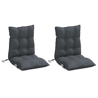 Foto 3 | Foto 3 | Almohadones Para Silla Casafoyer Respaldo Bajo 2 Piezas Tela Oxford Antracita - Venta Internacional.