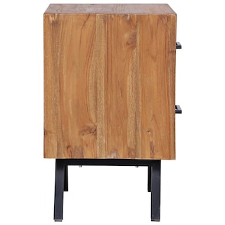 Foto 4 | Foto 4 | Mesa De Noche Vidaxl De Madera Maciza De Teca 40 X 35 X 55 Cm - Venta Internacional.