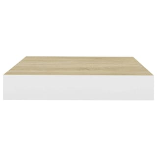 Foto 5 | Foto 5 | Estante Flotante De Pared Casafoyer En Roble/blanco 23x23 5x3 8 Cm Mdf - Venta Internacional.