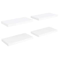 Estantes Flotantes Para Pared Casafoyer Blancos 4 Piezas 50x23x4 Cm Mdf - Venta Internacional.