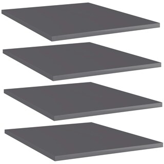 Foto 1 | Foto 1 | Tablas Para Estantería Casafoyer De Alta Brillantez Gris 4 Piezas - Venta Internacional.