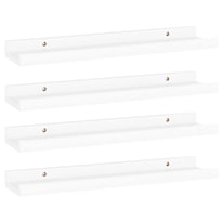 Estantes Flotantes Casafoyer Blancos 40x9x3 Cm Mdf Juego De 4 - Venta Internacional.