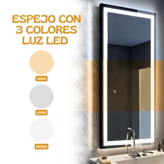 Foto 2 | Foto 2 | Espejo Rectangular Decorativo Con Luz Led