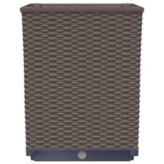 Foto 6 | Foto 6 | Macetero Durable Y Ligero De Polipropileno Marrón Vidaxl - Venta Internacional.