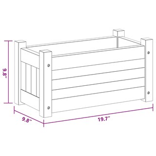 Foto 4 | Foto 4 | Huerto Elevado Casafoyer De Madera De Acacia 50x25x25 Cm - Venta Internacional.