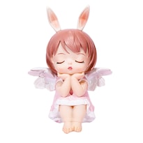 Piggy Bank Angel Girl Para Niños Monedero De Plástico 17 Cm - Venta Internacional.