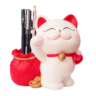 Foto 1 | Foto 1 | Soporte Para Bolígrafos Piggy Bank Diseño De Gato Con Señas Para Niños - Venta Internacional.