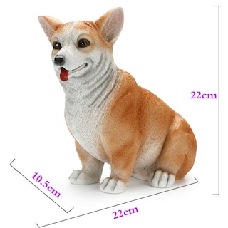 Foto 2 | Foto 2 | Tarro De Dinero Artificial Piggy Bank Dog Corgi Para Niños - Venta Internacional.