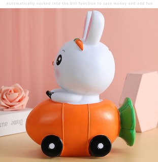 Foto 2 | Foto 2 | Tarro Piggy Bank Rabbit Bank Para Niños Pvc 15 X 18 5 Cm - Venta Internacional.